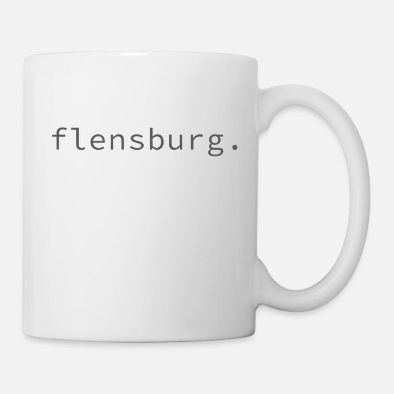 flensburg. - Tasse - Weiß