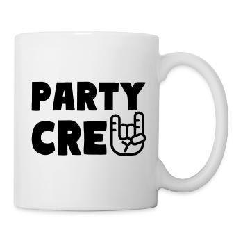 PARTY CREW Feiern - Tasse - Weiß - Rechts