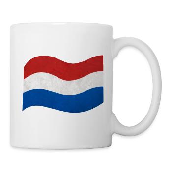 Flag of Netherlands - Mug - white - Right