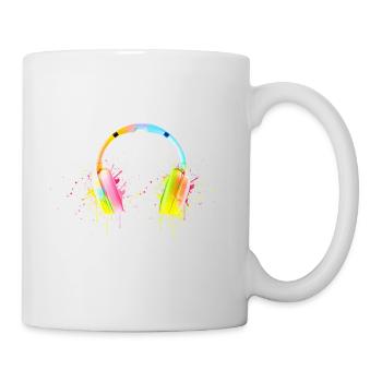 Kopfhörer Musik Liebe - Tasse - Weiß - Rechts