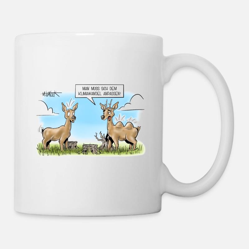 Wald im Wandel - Tasse - Weiß