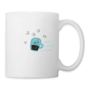 Ups ein Einhorn in meiner Tasse - Tasse - Weiß - Rechts