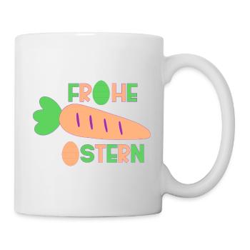 Frohe Ostern - Tasse - Weiß - Rechts