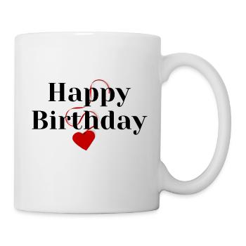 Bon anniversaire - Mug blanc - blanc - Droite