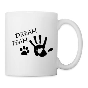 Dream Team - Tasse - Weiß - Rechts