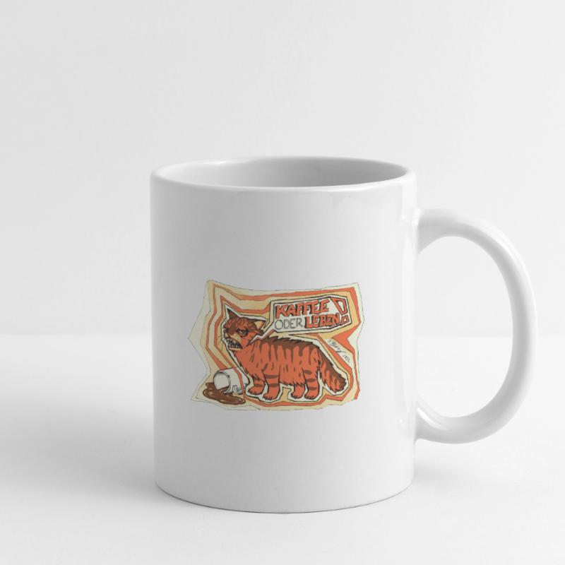 Kaffee oder Leben Tasse
