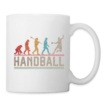 Handball Evolution Handball Player Cadeau - Mug blanc - blanc - Droite