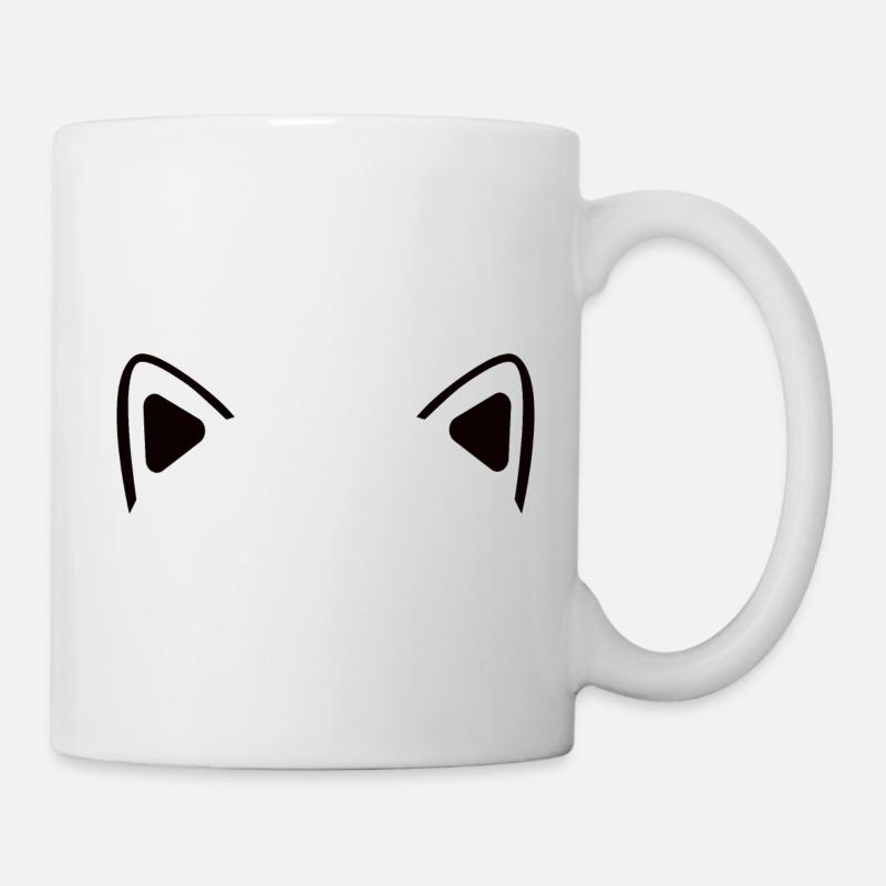 Cat ears - Mug - white