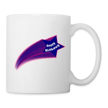 JAHRESTAG. ALLES GUTE ZUM GEBURTSTAG!. ALLES GUTE ZUM GEBURTSTAG!. - Tasse - Weiß - Rechts