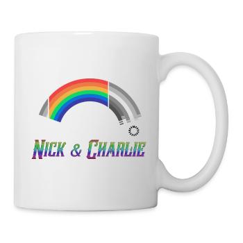 Heartstopper Rainbow Nick and Charlie LBGTQIA+ - Mug - white - Right