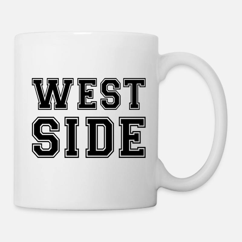Côté ouest - Mug blanc - blanc