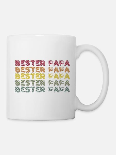 Bester Papa - Tasse - Weiß