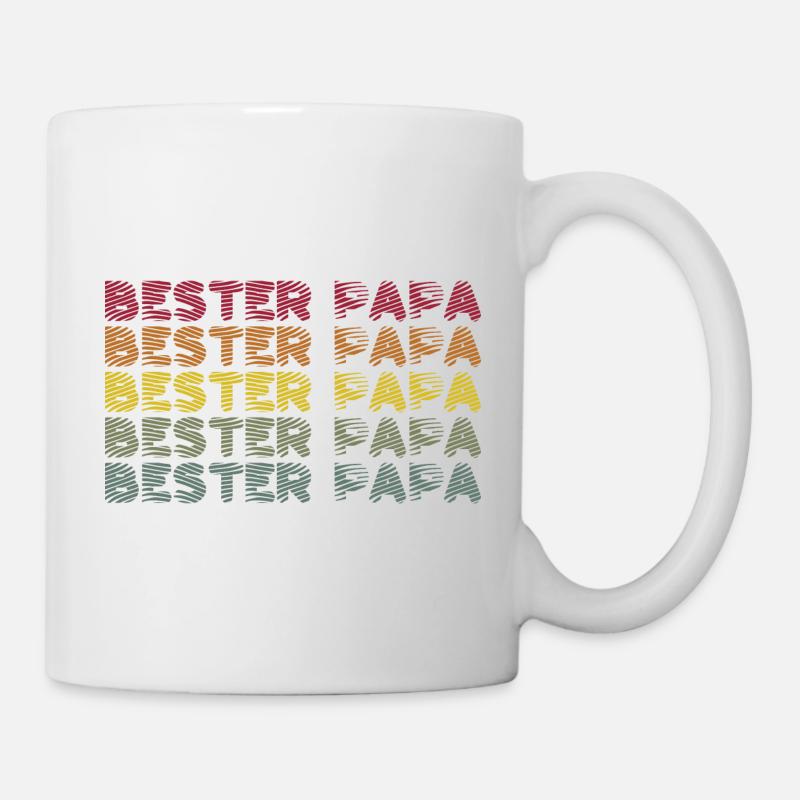 Bester Papa - Tasse - Weiß