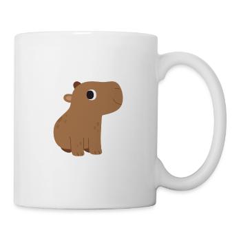 Hippo, Hippopotamus - Tasse - Weiß - Rechts