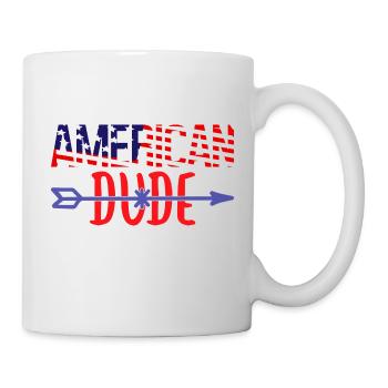 All American dude! - Mug - white - Right
