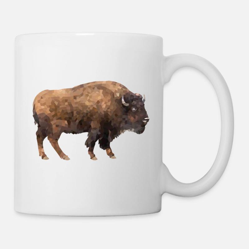 Bison - Mug blanc - blanc