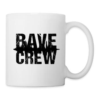 Rave Crew Techno Musik Raver - Tasse - Weiß - Rechts
