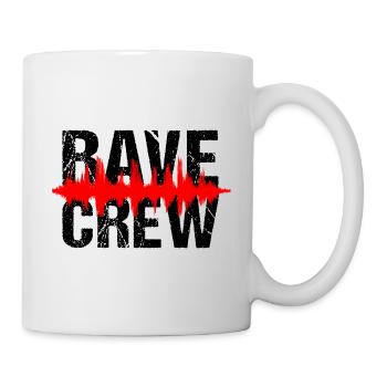 Rave Crew Techno Musik Raver - Tasse - Weiß - Rechts