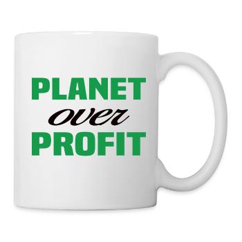 Planet Over Profit - Mug - white - Right