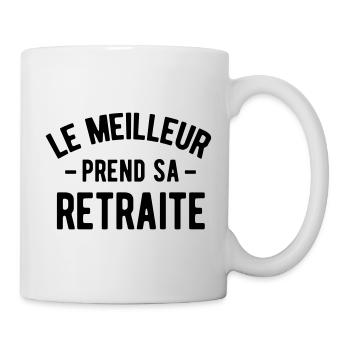 Humour retraite homme - Mug blanc - blanc - Droite