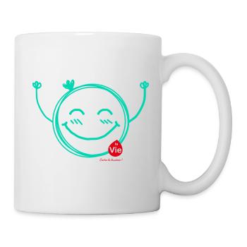 La Vie - Contre la Leucémie - Mug blanc - blanc - Droite