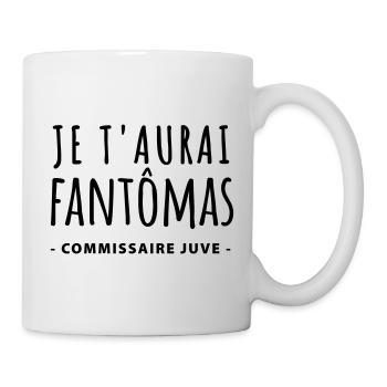 Je t'aurai Fantômas Louis de funès - Mug blanc - blanc - Droite