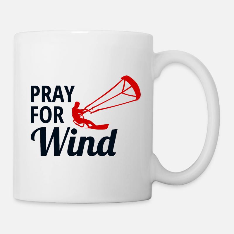 Kitesurf Kiteboard Kiteboarder Kitesurf - Mug blanc - blanc