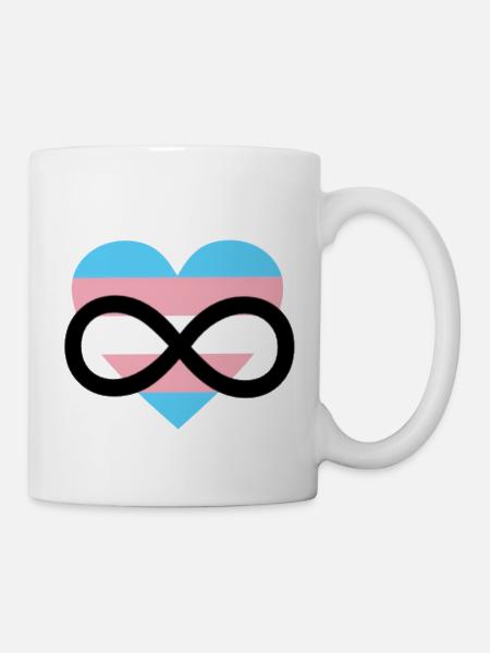 Trans Transgender Polyamory LGBTQ Pride - Mug - white