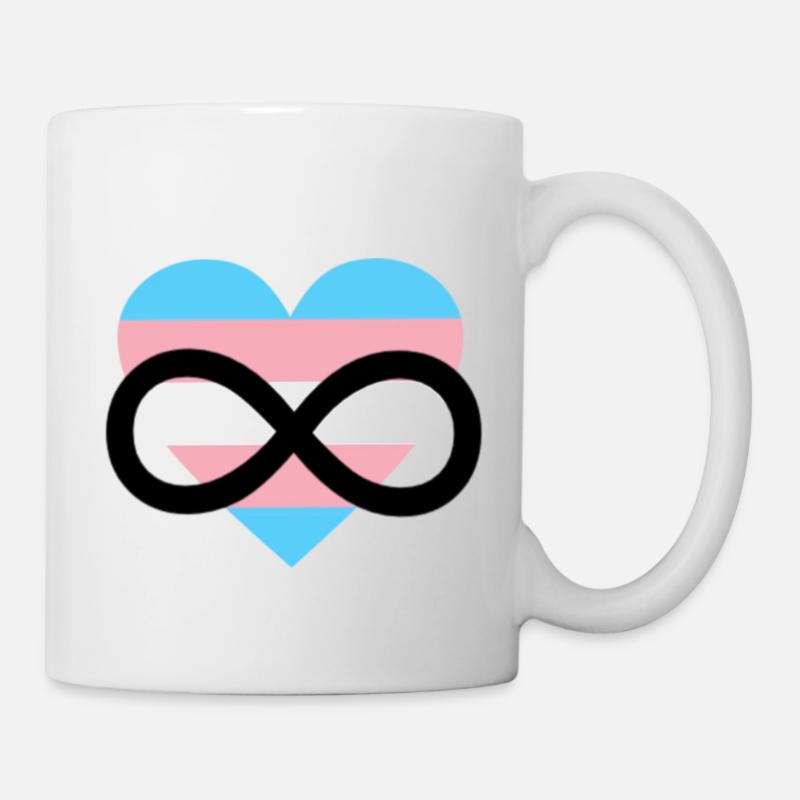 Trans Transgender Polyamory LGBTQ Pride - Mug - white