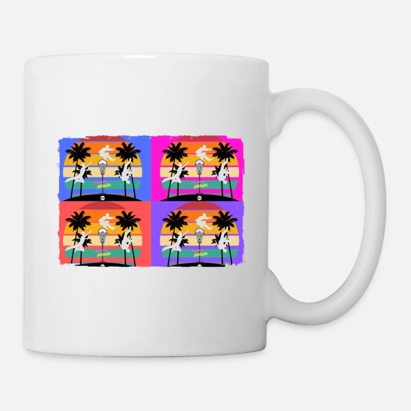 Hindernisparcours vs Hindernisparkuhr - Tasse - Weiß