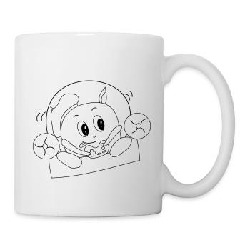 Tuhi joue - Mug blanc - blanc - Droite