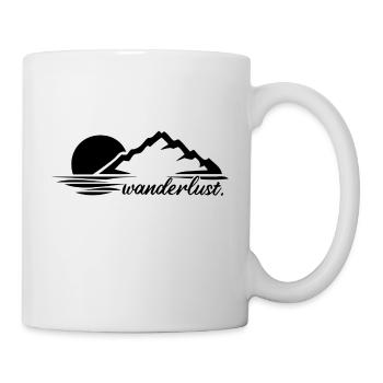 wandern Lust - Tasse - Weiß - Rechts