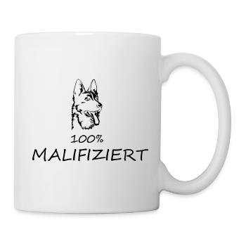 Belgian Malinois Malifiziert IGP Hundesport Hunde - Tasse - Weiß - Rechts
