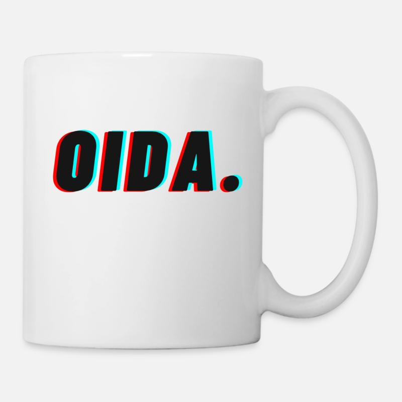 oida. - Das Wiener Original - Tasse - Weiß
