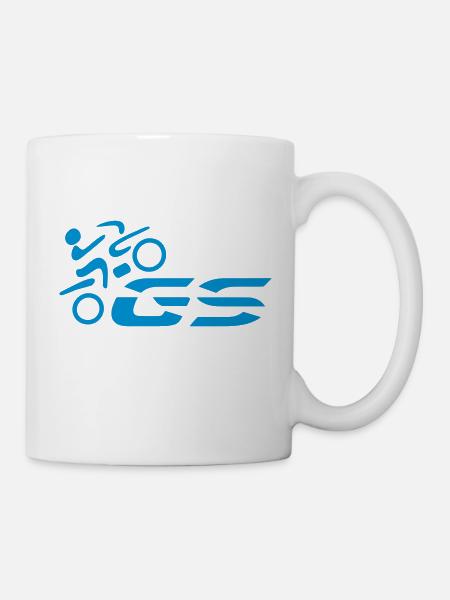 Logo GS Driver No. 1 | Blanc - Mug blanc - blanc