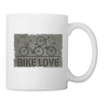 Amour du vélo - Mug blanc - blanc - Droite