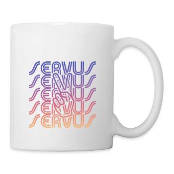 servus peace - Tasse - Weiß - Rechts