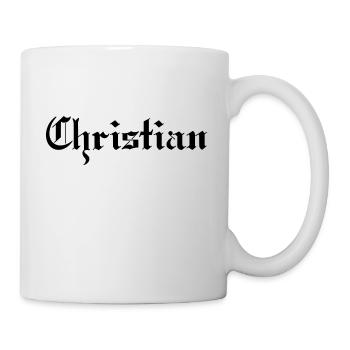 Christian - Tasse - Weiß - Rechts