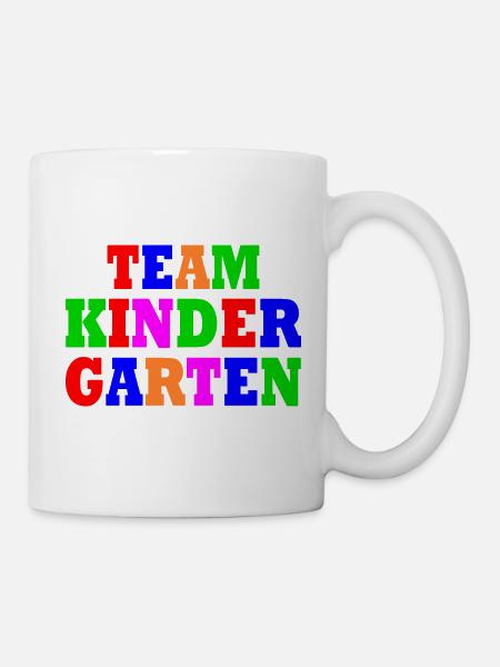Team kindergarten - Tasse - Weiß
