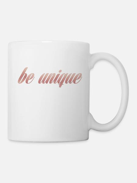 be unique - Tasse - Weiß