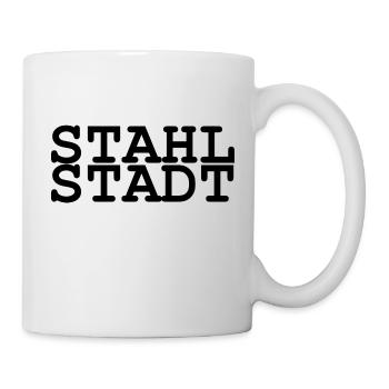 Stahlstadt - Linz - Tasse - Weiß - Rechts