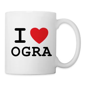 I Love OGRA - Ich liebe Ober-Grafendorf - Tasse - Weiß - Rechts