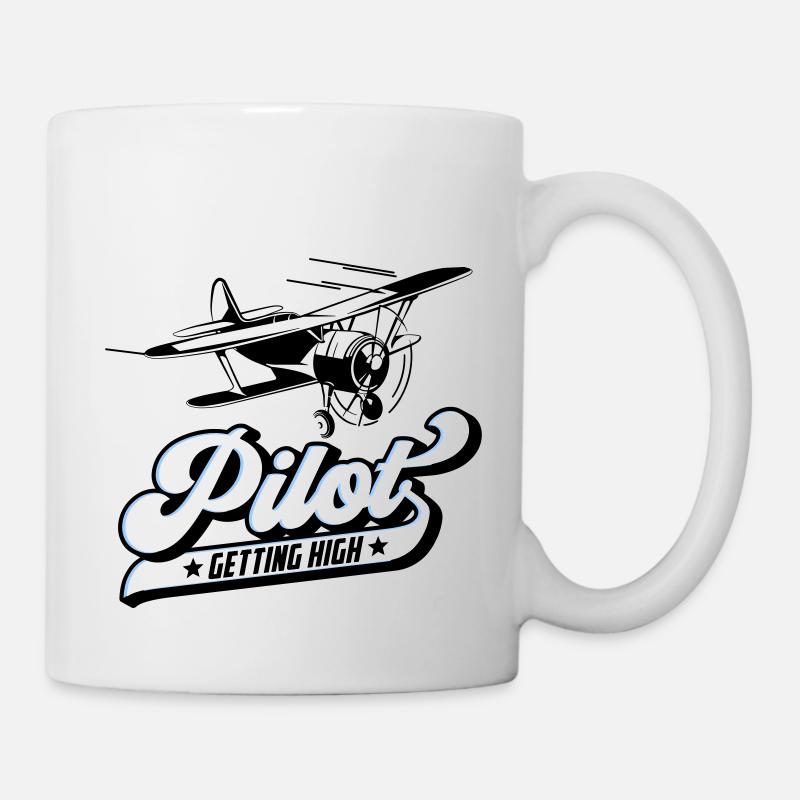 Pilote volant | Les couleurs peuvent être modifiées - Mug blanc - blanc