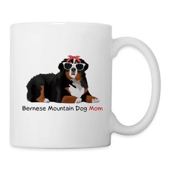 Bernese mountain dog mom - Mug - white - Right