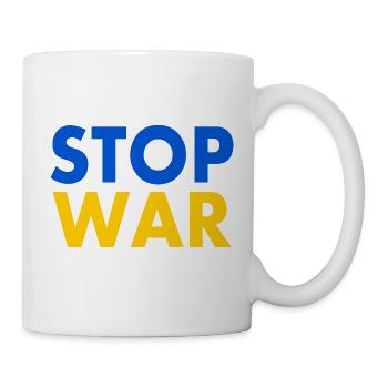 Stop war - Mug - white - Right