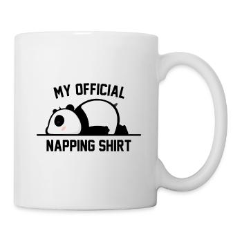 MY OFFICIAL PANDA NAPPING SHIRT - Mug - white - Right