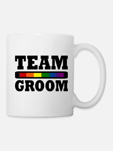Team groom - Tasse - Weiß