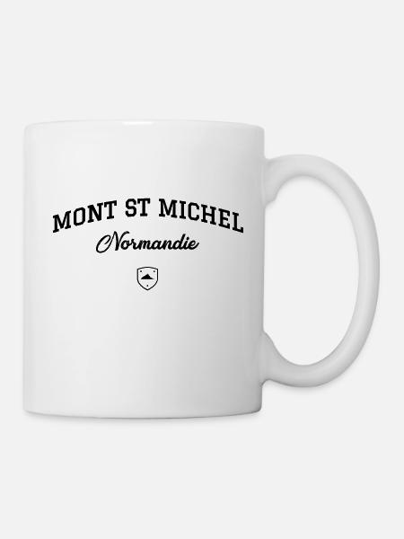 MONT ST MICHEL Normandie - Tasse - Weiß