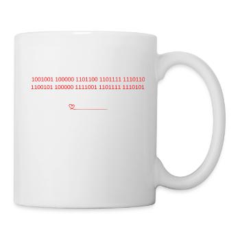 Secret code I love you - Mug - white - Right