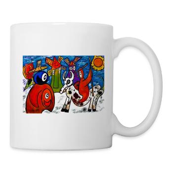 QUIJOTE UND DIE VERRÜCKTEN MÜHLEN - Tasse - Weiß - Rechts